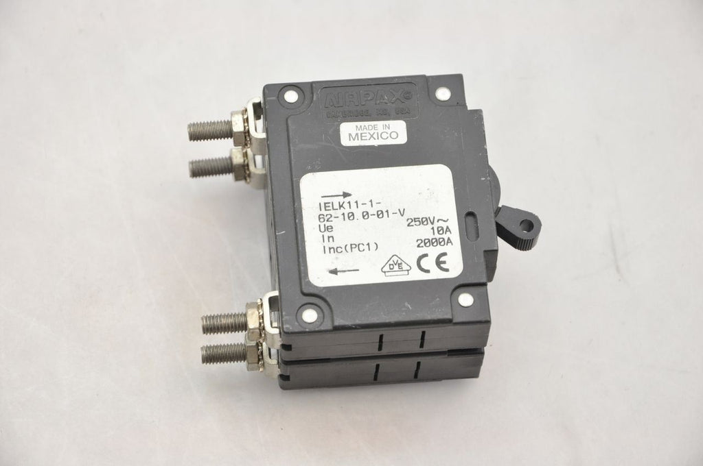 Airpax IELK11-1-62-10.0-01-V Circuit Breaker Magnetic Circuit Protectors 2Pole 1
