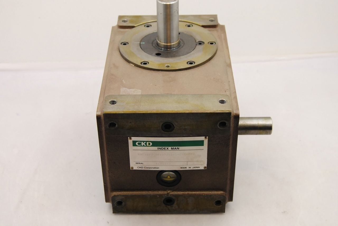 CDK Index Man Rotrary Table RGIS080 004270SLSL-CKF083 4 Position 270 Deg Indexer