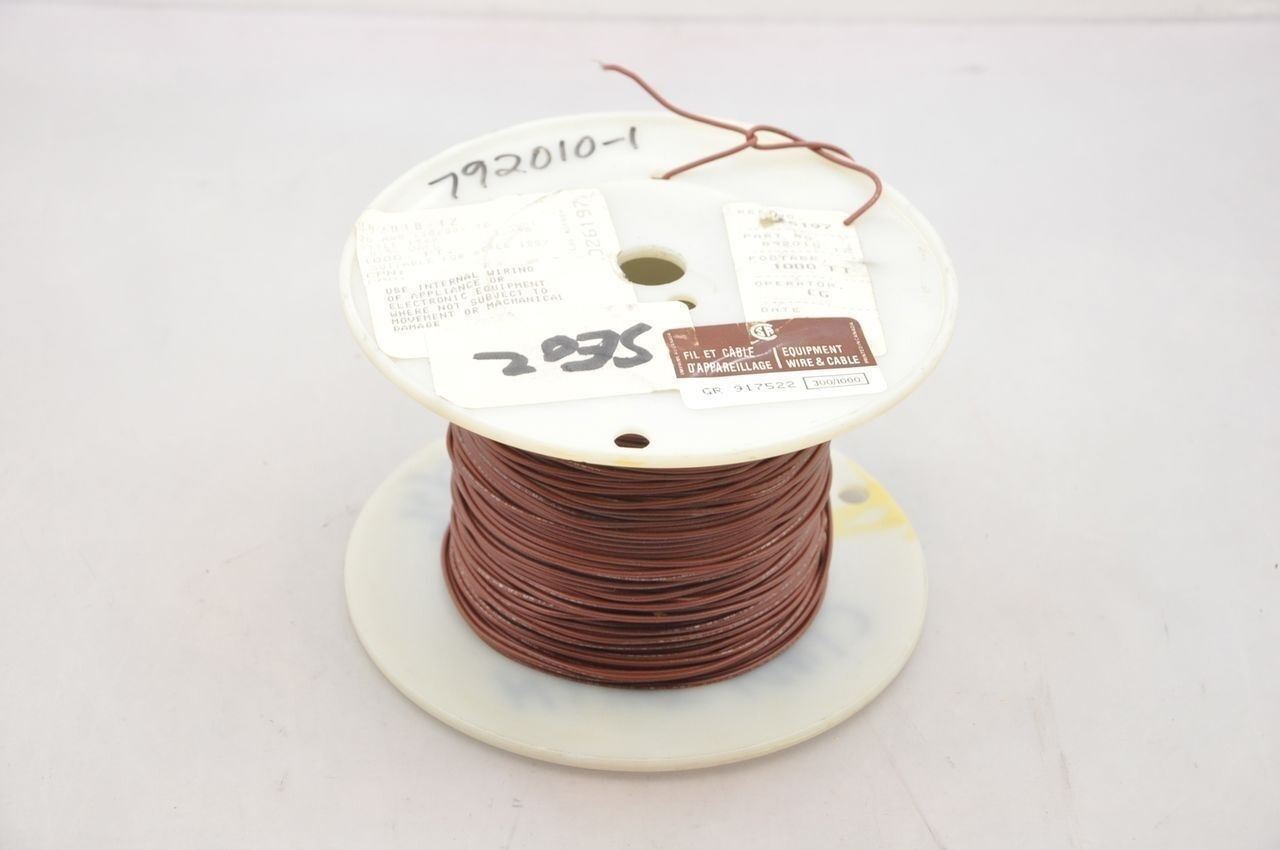Generic 892010-12 20AWG (10/30) TC Style 1569 Brown approx 200ft (Partial Roll)