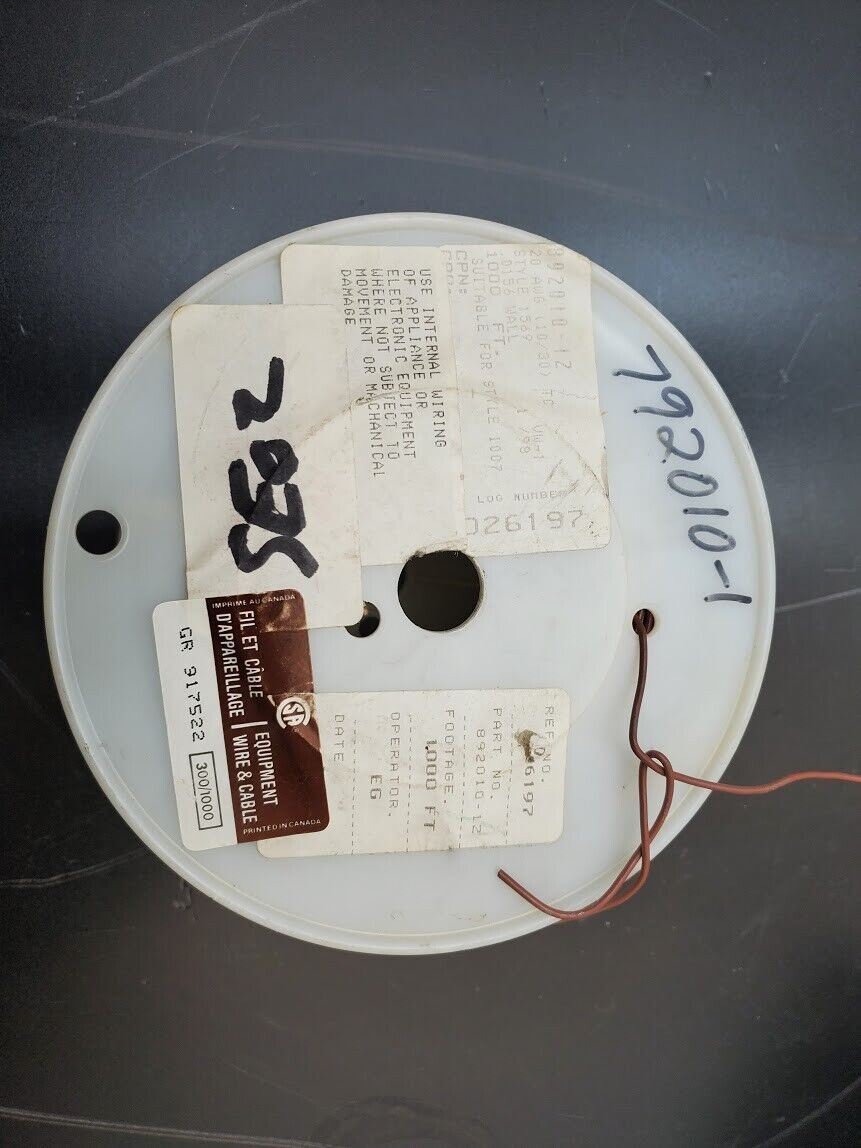 Generic 892010-12 20AWG (10/30) TC Style 1569 Brown approx 200ft (Partial Roll)