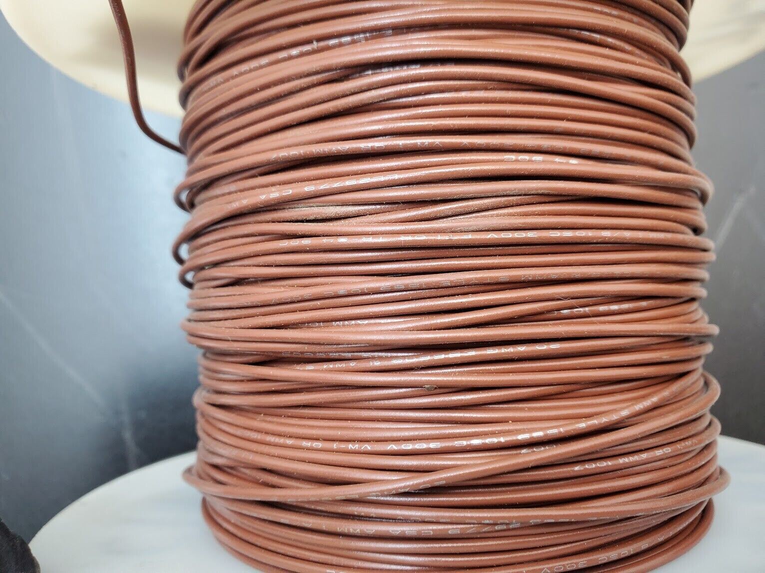 Generic 892010-12 20AWG (10/30) TC Style 1569 Brown approx 200ft (Partial Roll)