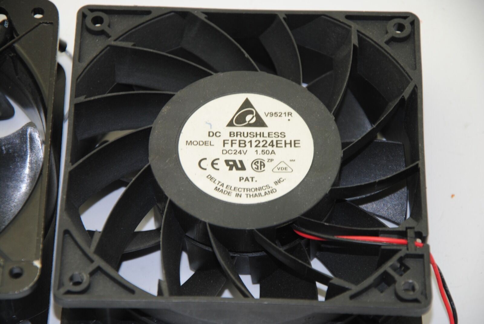 Delta FFB1224EHE, Case Fan DC24V 1.50A & Sunon SP101A Axial Fan 115V 0.21A