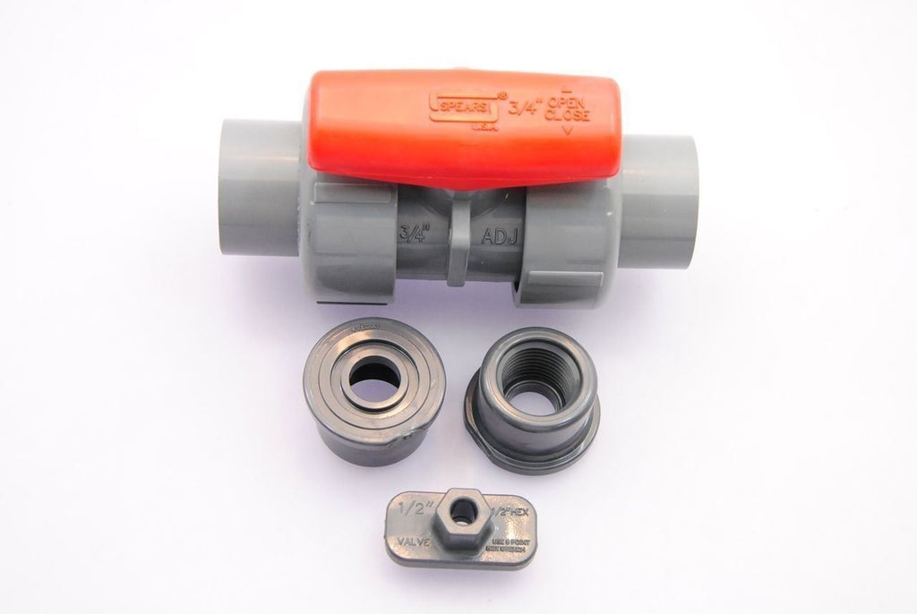 Spears 3629-007C 3/4" CPVC TU 2000 Standard Ball Valve Socket - New In Box