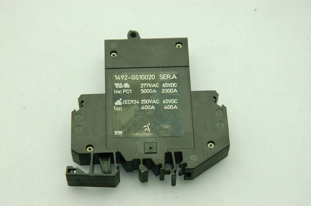 Allen Bradley 1492-GS1G020 Circuit Breaker Miniature 2A 250VAC 65VDC