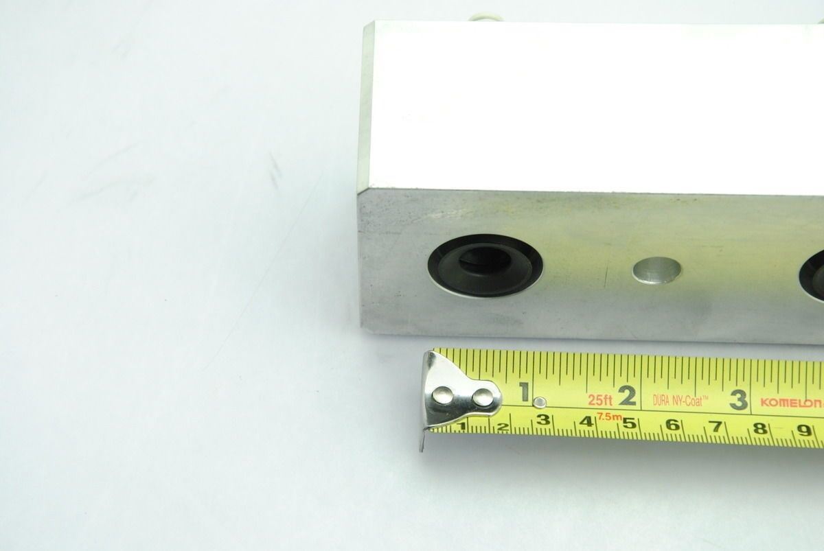 SMC B20 Vacuum Pad 6-Position Aluminum Vacuum Bar,  490x60mm