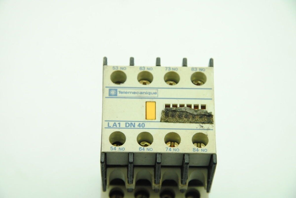 Telemecanique CA3 DN 40 Contactor w/ LA1 DN 40 Aux Contact Mount, 40A, 750V