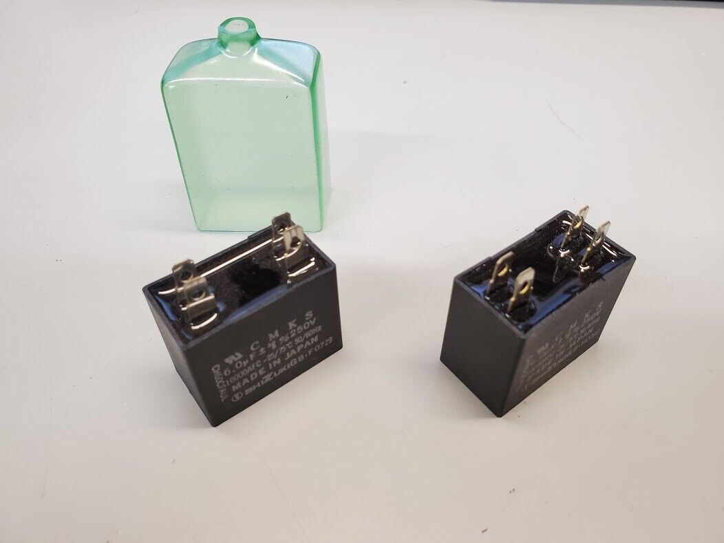 CMKS CH60CFAUL Shizuki Motor Start Capacitor 6.0uF 250V 50/60Hz-Lot of 2