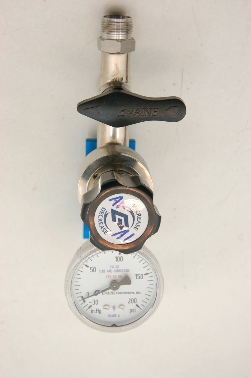 Evans G-Series Integrated Gas Stick NB-GS-8C-200-X 1/2" Comp Fitting