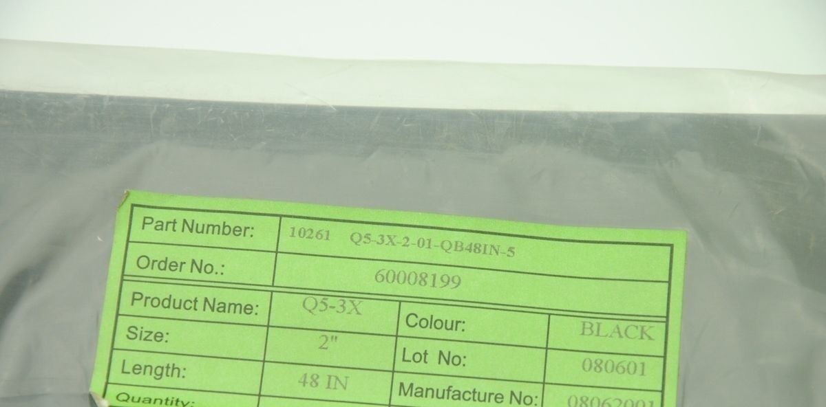 Qualtek Q5-3X-2-01-QB48IN-5 Shrink Tubing 2" x 48" Sleeve - 2 Pieces- NEW