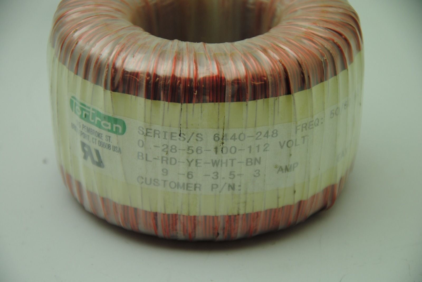 Tortran Series/S 6440-248 #EAX227, Transformer 0-12V 9-3A
