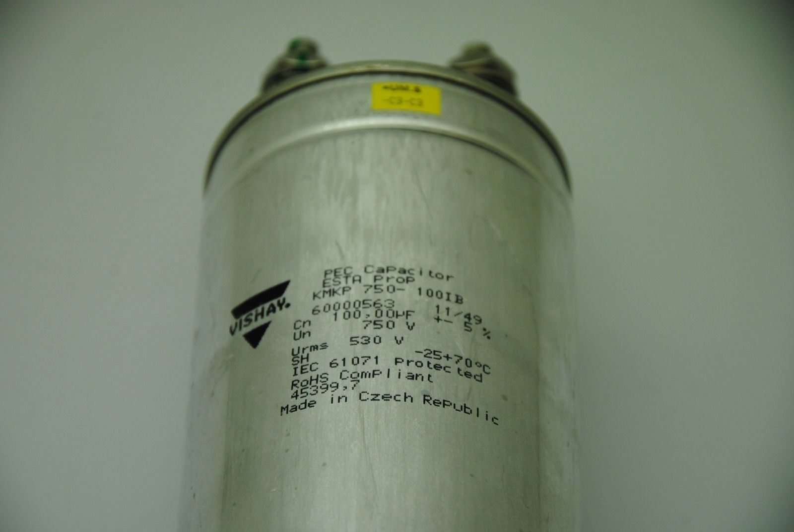 Vishay KMKP 750-100IB, Capacitor, 100uF 750V