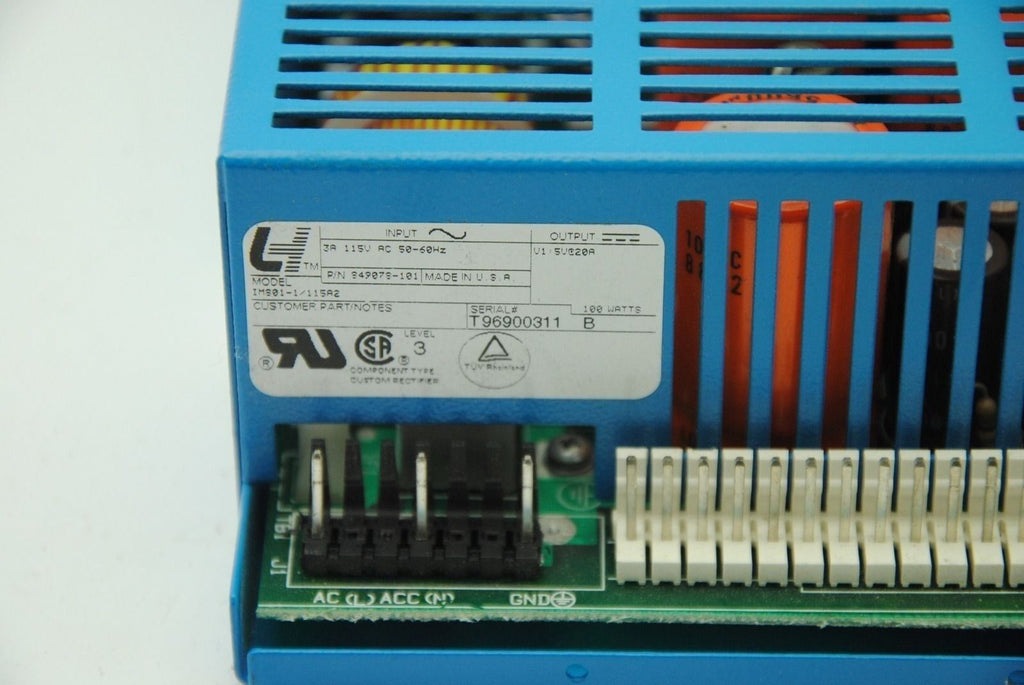 LH RESEARCH IM801-1/115A2 Power Supply, 3A, 115V, 50-60Hz
