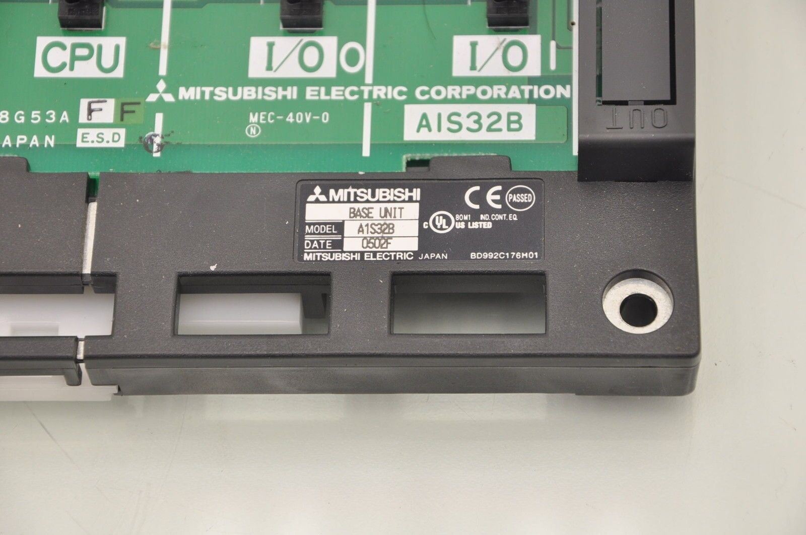 Mitsubishi A1S32B Base Unit DIN Rail Mountable