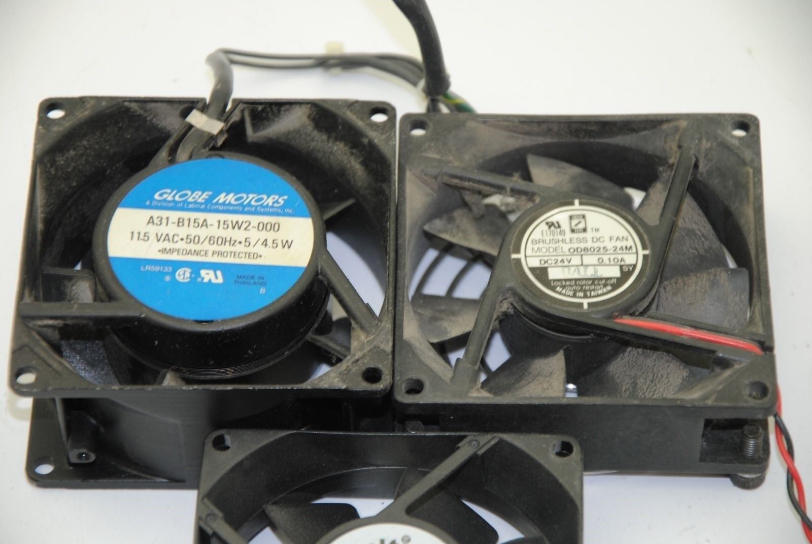 Lot of 3, 3"Axial Fans, Models Vary in Lots