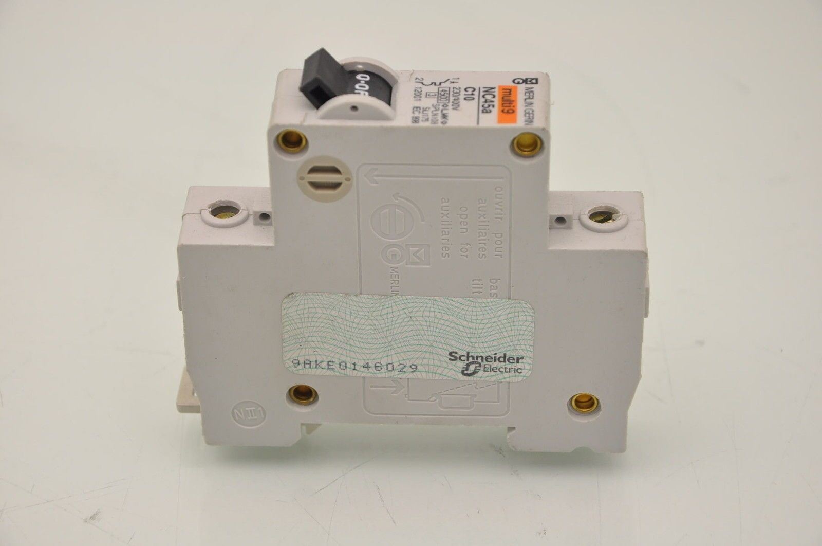 Merlin Gerin NC45A C10 Circuit Protector/Breaker DIN - Lot of 4