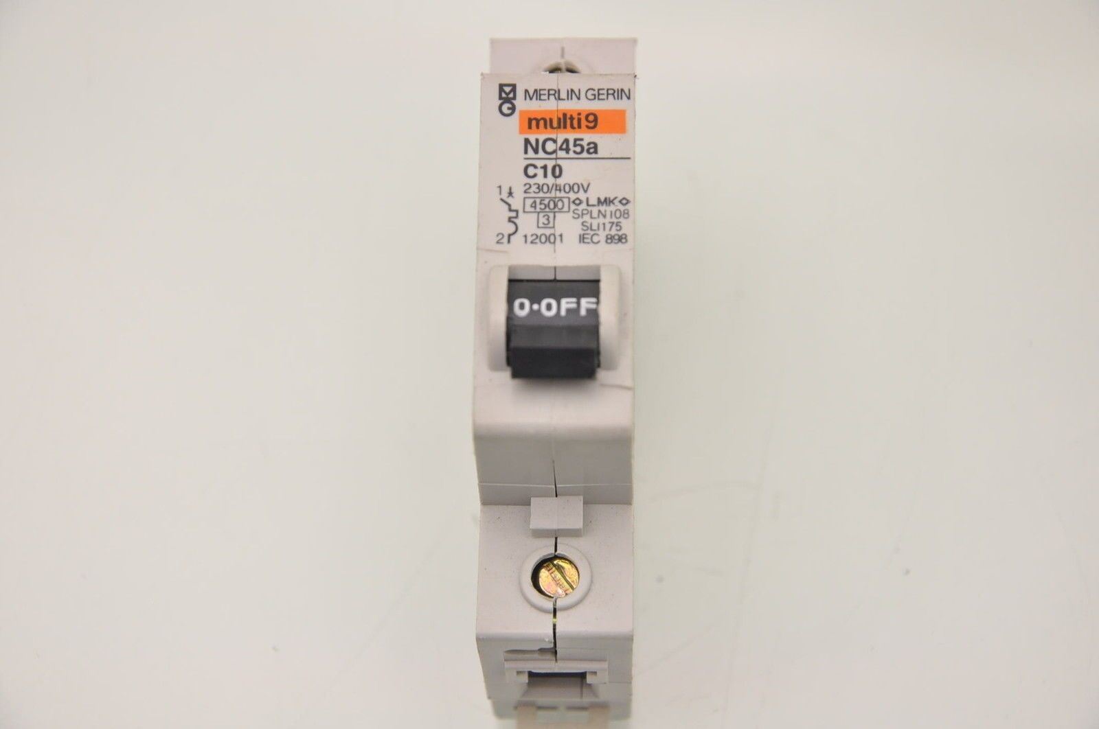 Merlin Gerin NC45A C10 Circuit Protector/Breaker DIN - Lot of 4