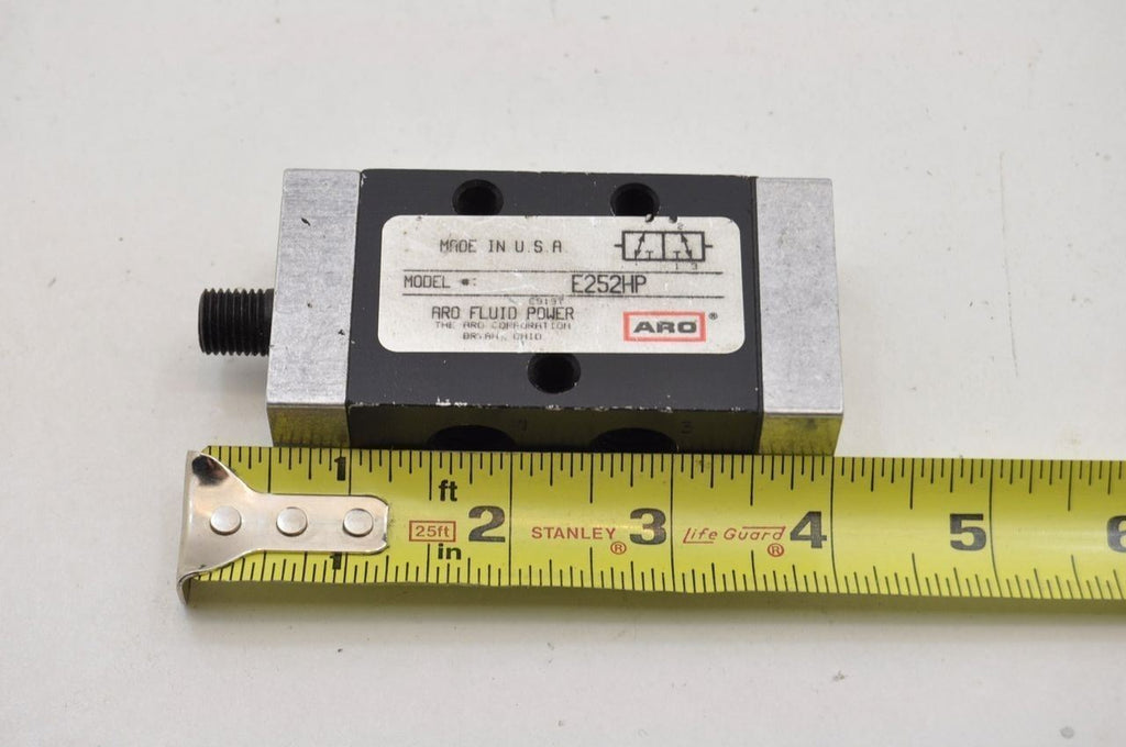 ARO E252HP 2 Position 3 Way Side Ported 1/4" Port Pneumatic Valve