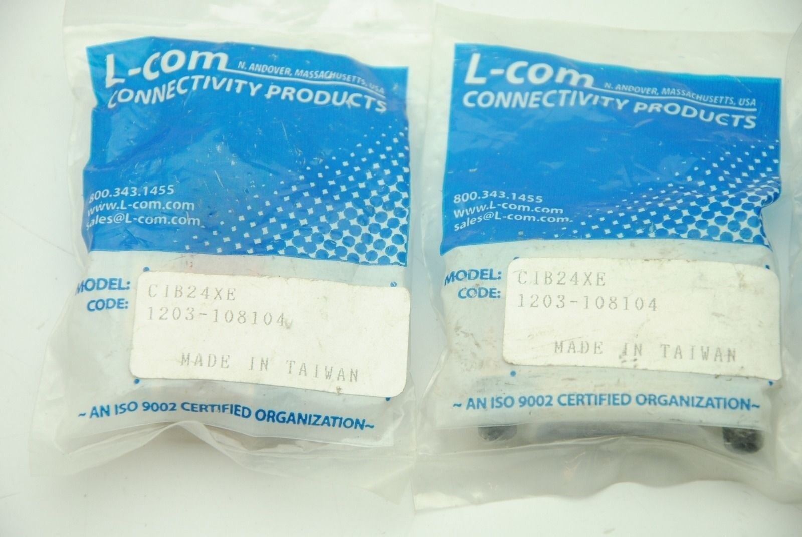 L-COM C1B24XE Connectors Lot of 3 New