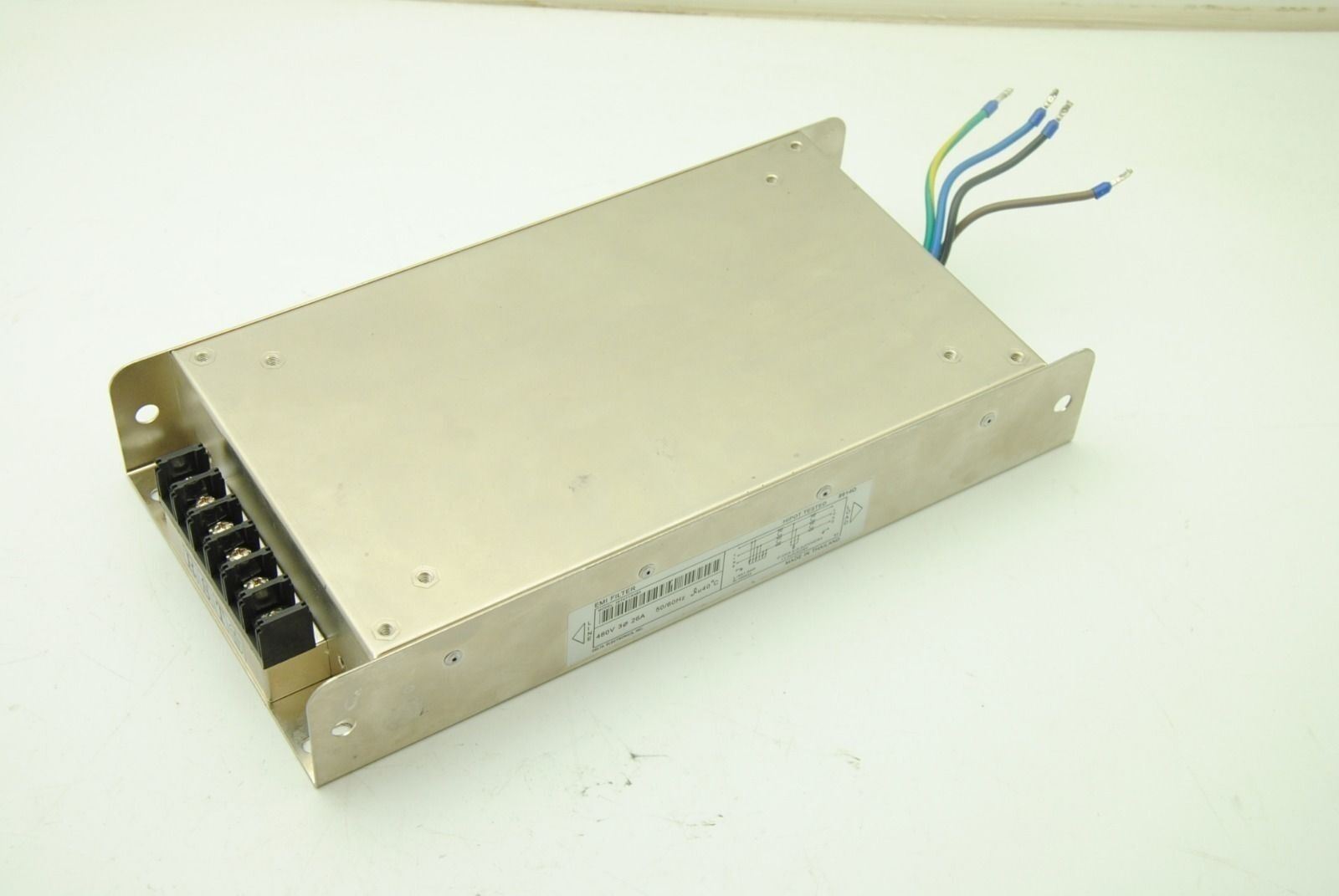 DELTA ELECTRONICS 26TDT1W4B4, EMI Line Filter 480V 26A 50/60Hz