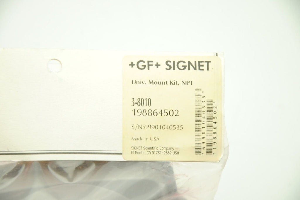 GF Signet 3-8010 #198864502, Universal Mount Kit, New