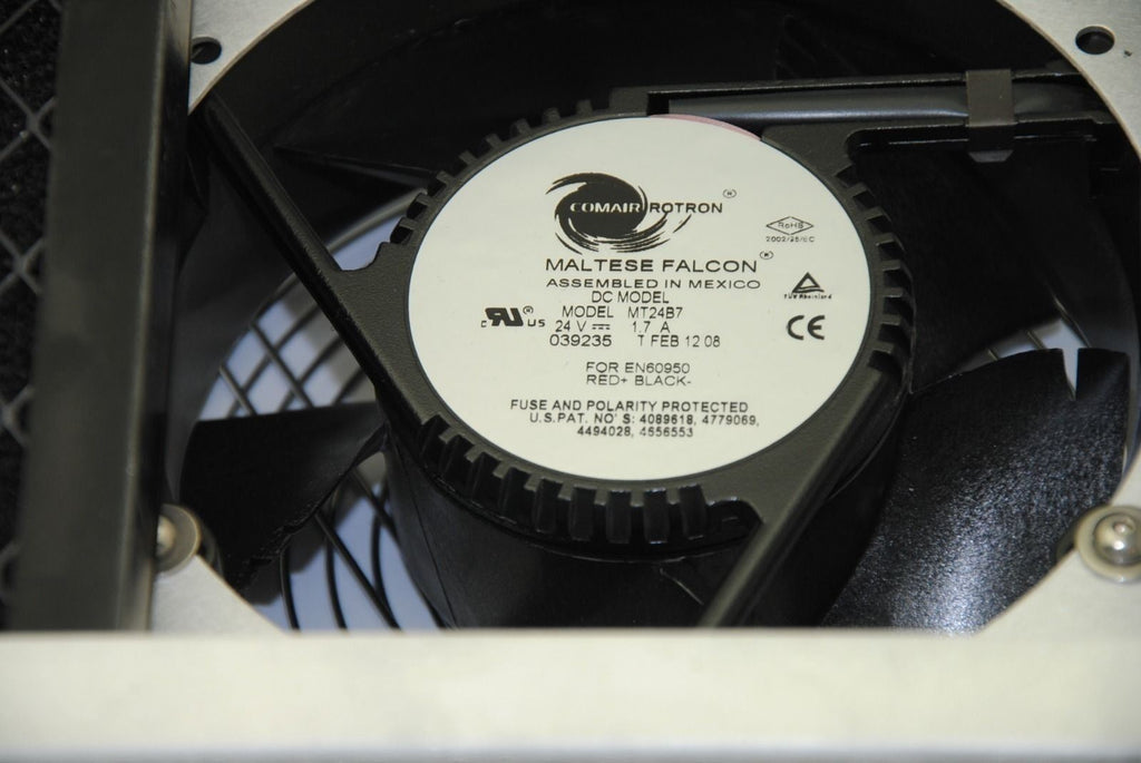 Comair Rotron 039235 MT24B7, Axial Fan 172mm 24V 1.7A w/ Enclosure and Filter