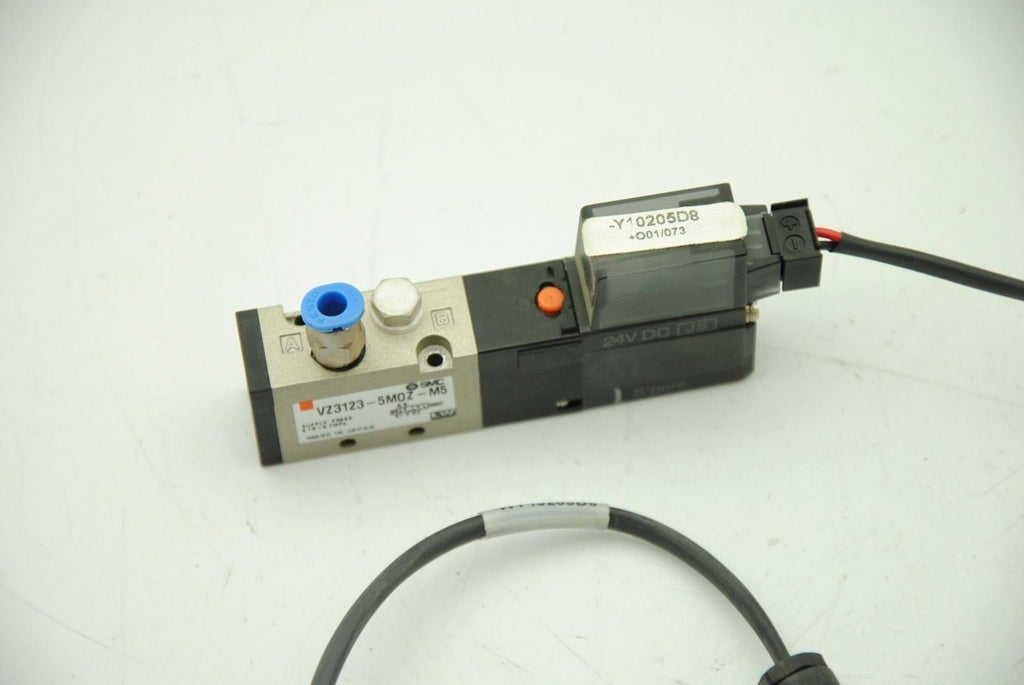 SMC VZ3123-5MOZ-M5-Q, 24VDC Solenoid Valve Body - Lot of 2