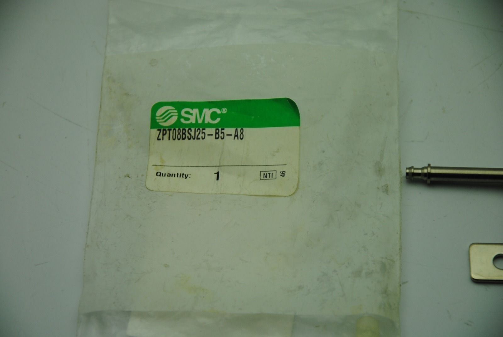 SMC ZPT08BNK25-B5-A8, Plated Brass 8MM Verticle Vacuum Pad