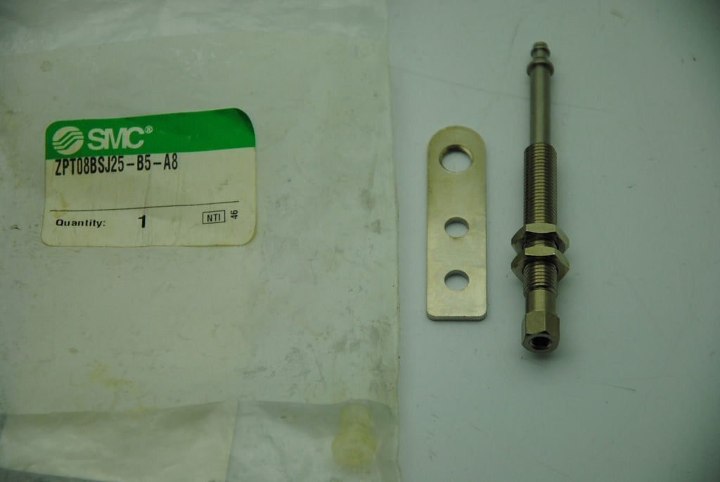 SMC ZPT08BNK25-B5-A8, Plated Brass 8MM Verticle Vacuum Pad