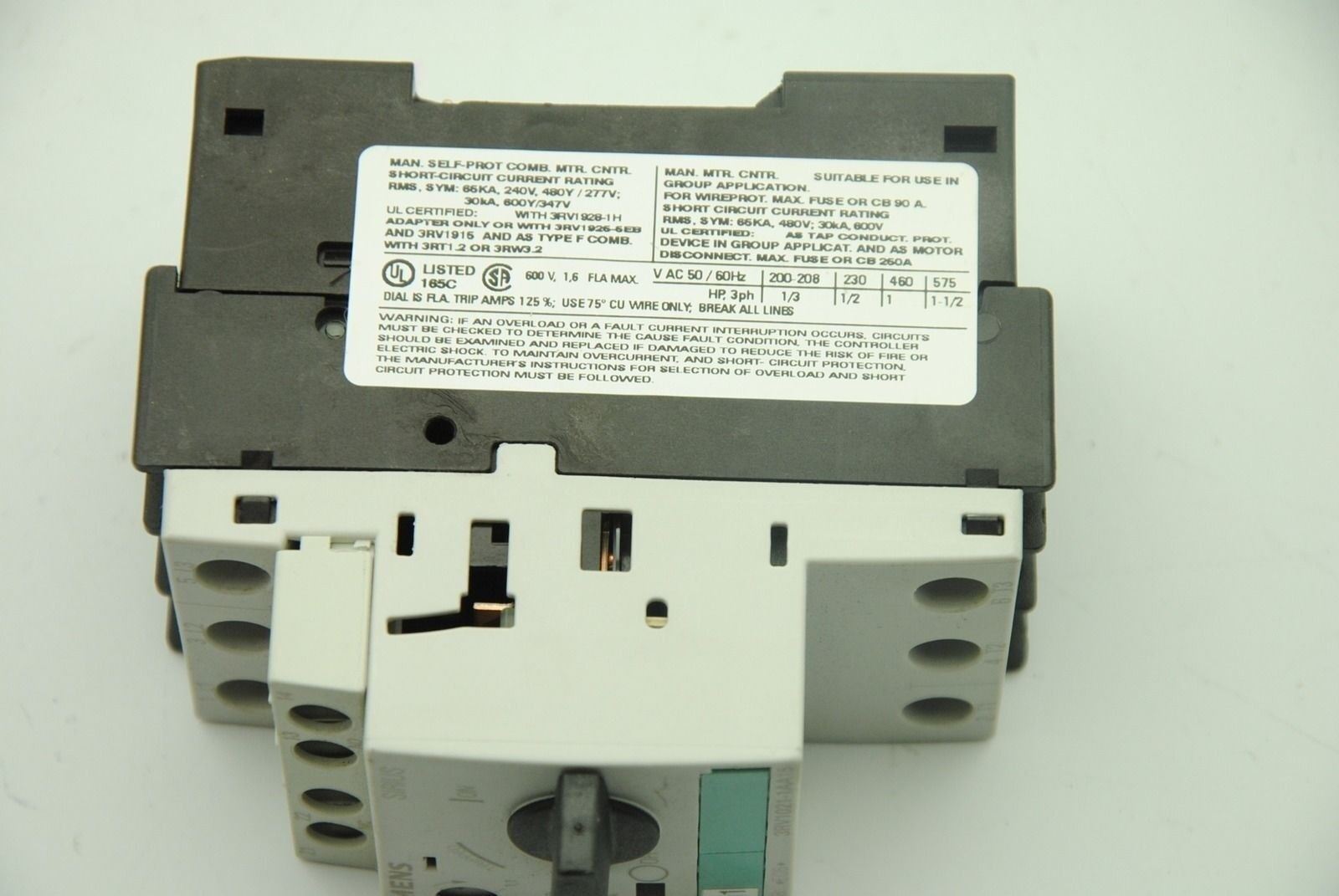 SIEMENS 3RV1021-1AA15, Circuit Breaker - Lot of 3