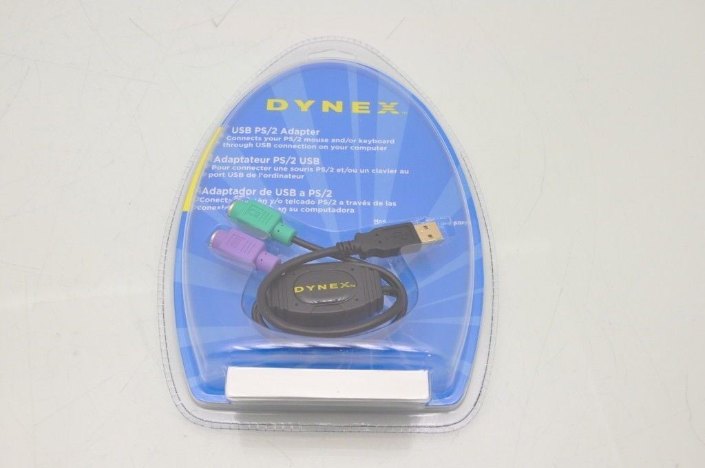 Dynex DX-USB- PS/2 Adapter - NEW