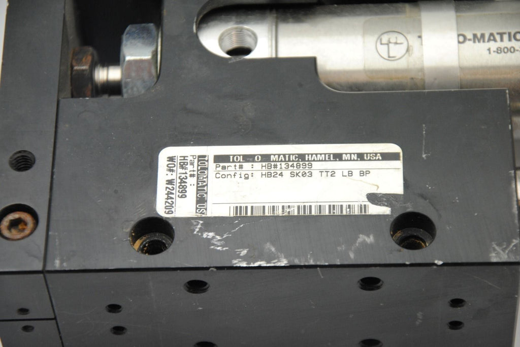Tol-o-matic HB#134899, Pneumatic Guided Cylinder