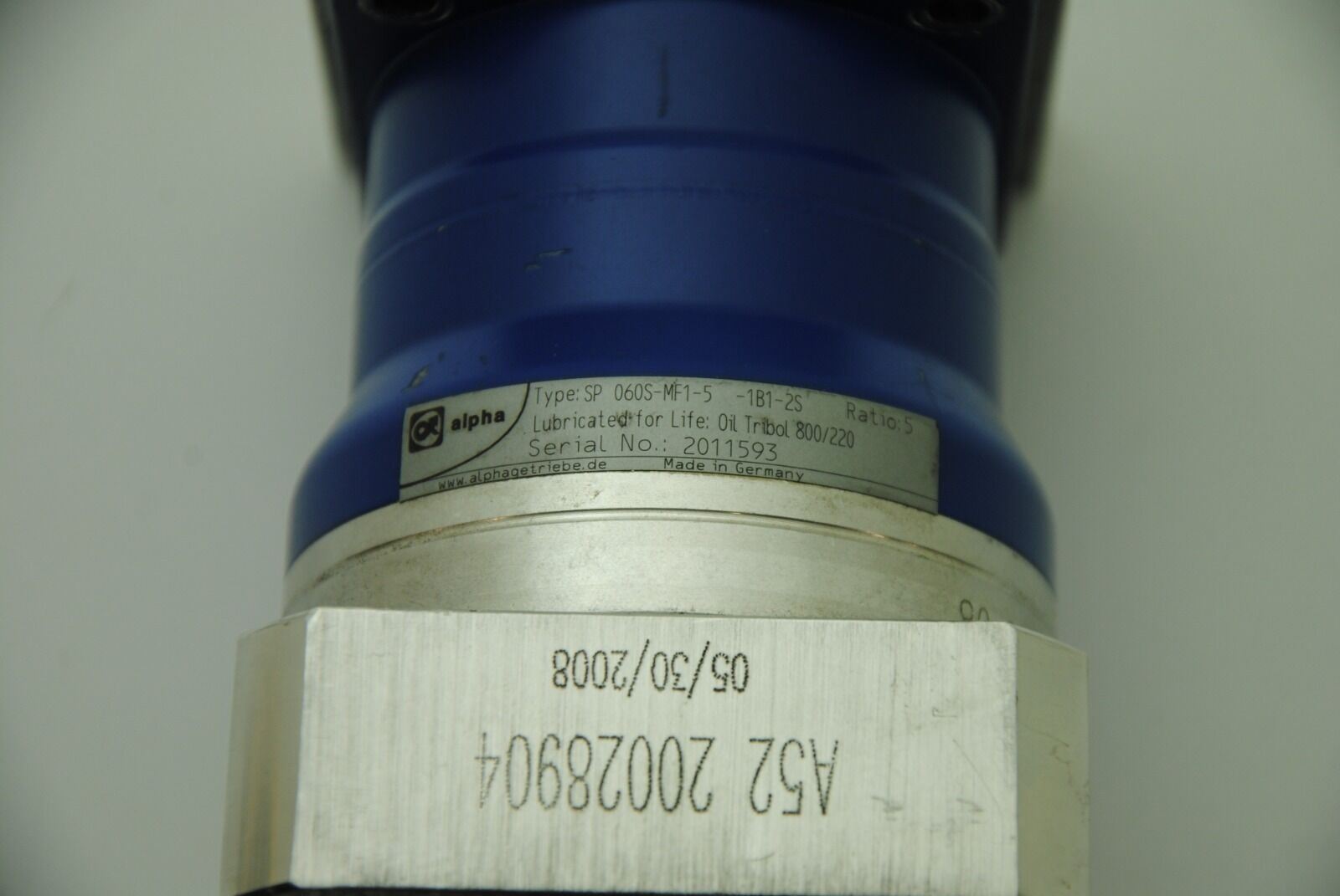 Wittenstein Alpha SP 060S-MF1-5-1B1-2S High Speed Gear Reducer