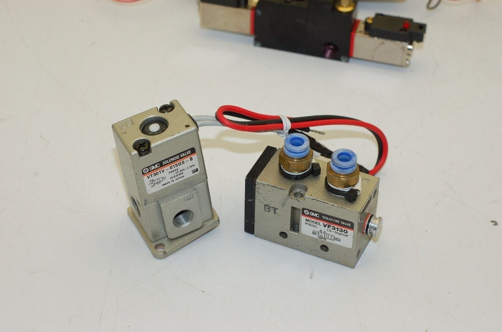 Pneumatic Solenoid Valves, SMC, MAC, Koganei, Dynamco, sim - Lot of 12