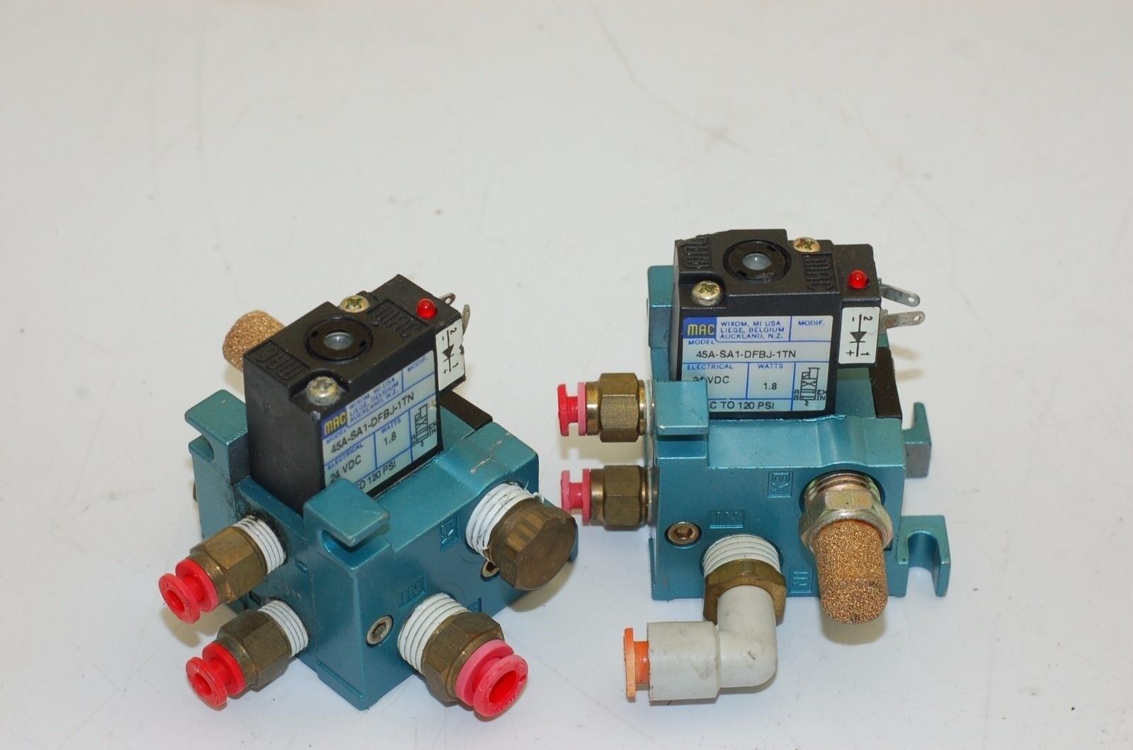 Pneumatic Solenoid Valves, SMC, MAC, Koganei, Dynamco, sim - Lot of 12
