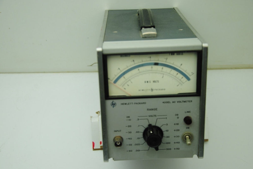 Hewlett Packard HP 400EL AC Voltmeter 10Hz to 10MHz