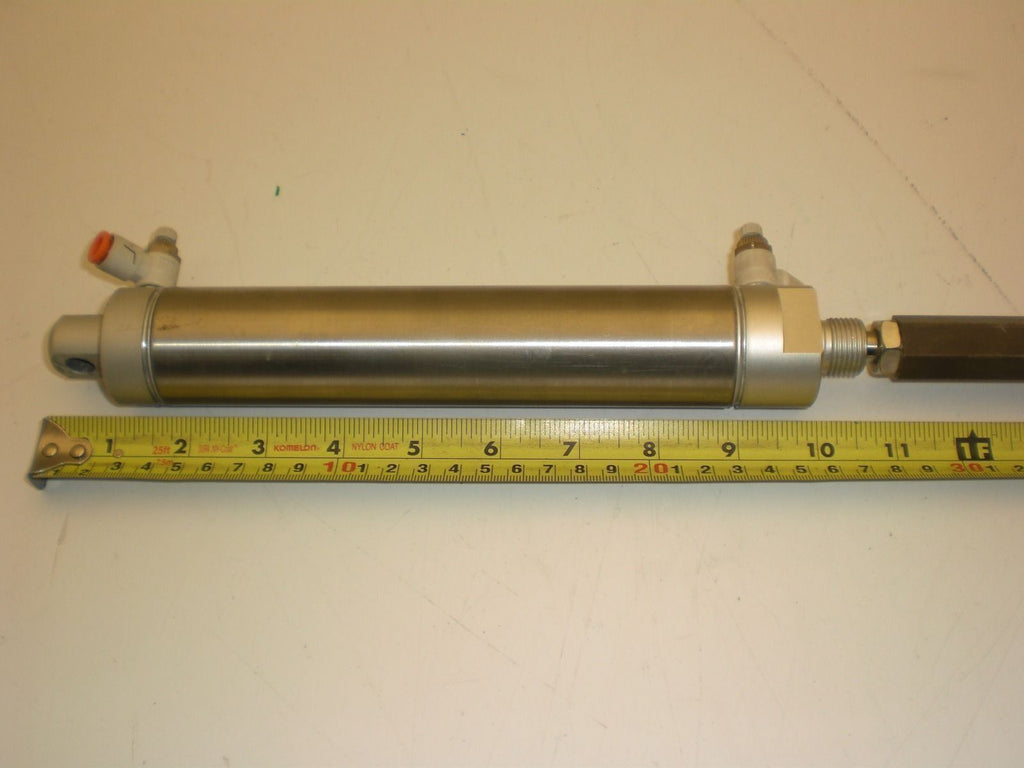 SMC NCMC150-0600-XC6 Pneumatic Cylinder, 6" Stroke, 1.5" Bore