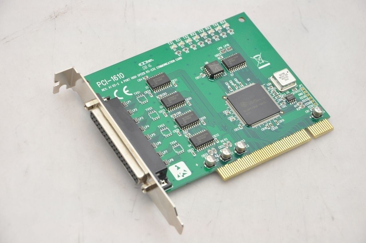 Advantech PCI-1610, 4-port RS-232 Universal PCI Communication Card