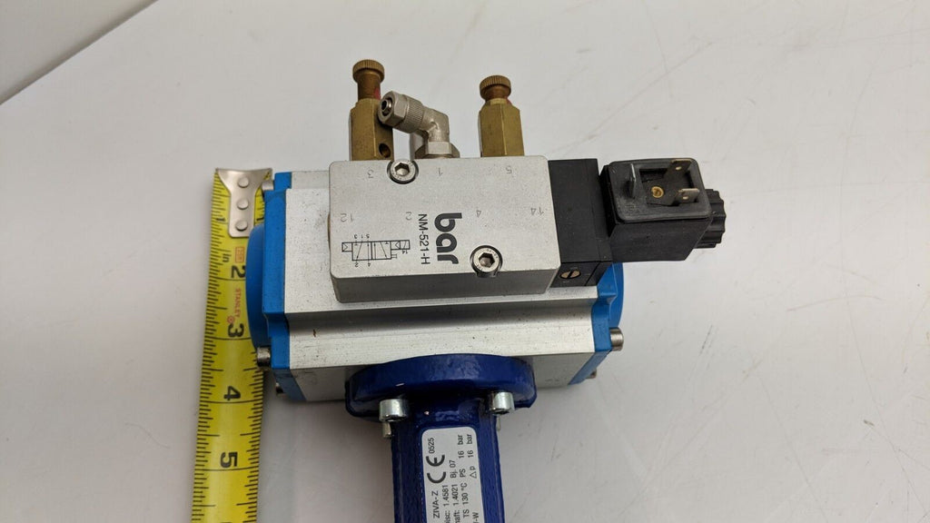 ARI Butterfly Valve ZIVA-Z 2.5" Pneumatic Actuated BAR 24VDC 3W EPDM PN16 DN65