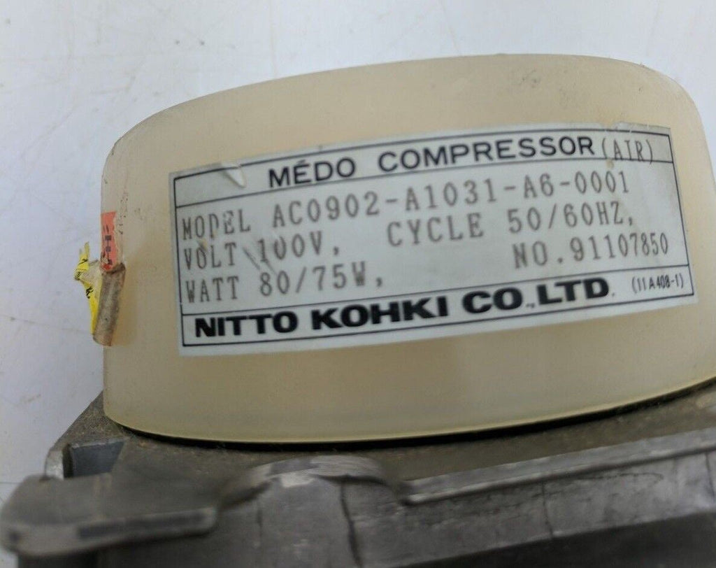 Nitto Kohki Medo Compressor Vacuum Linear (Air) Pump Ac0902-A1031 100V 50/60Hz