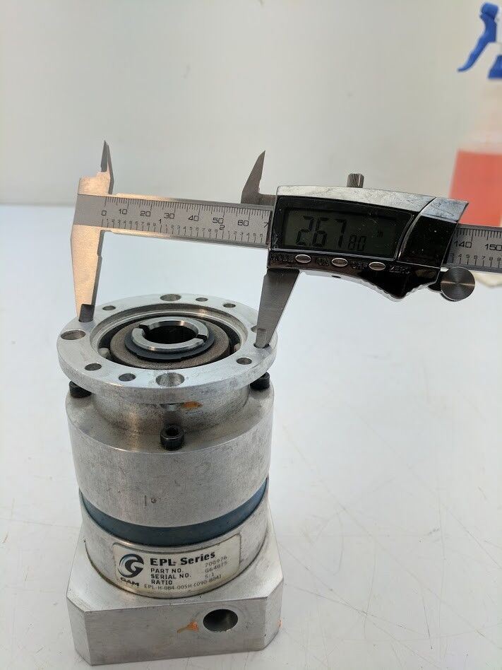 Gam Gear EPL-H-084-005H-090-B04 Planetary Servo Gear Reducer 5:1 Ratio 19mm
