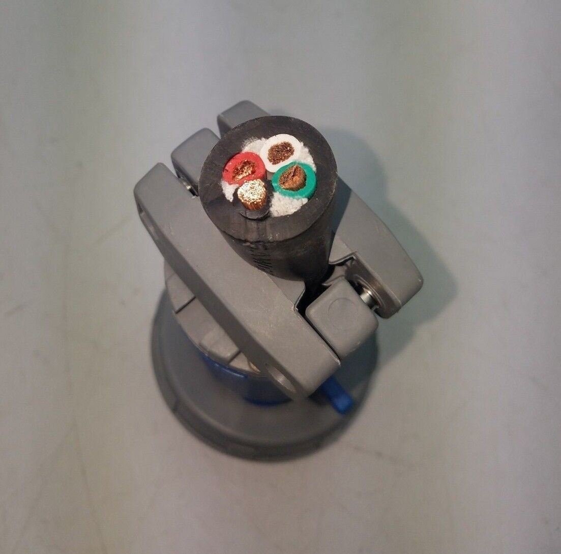 Hubbell 460P9W 60A 3PH 250VAC IEC309 Plugs IP 67 Rated Waterproof