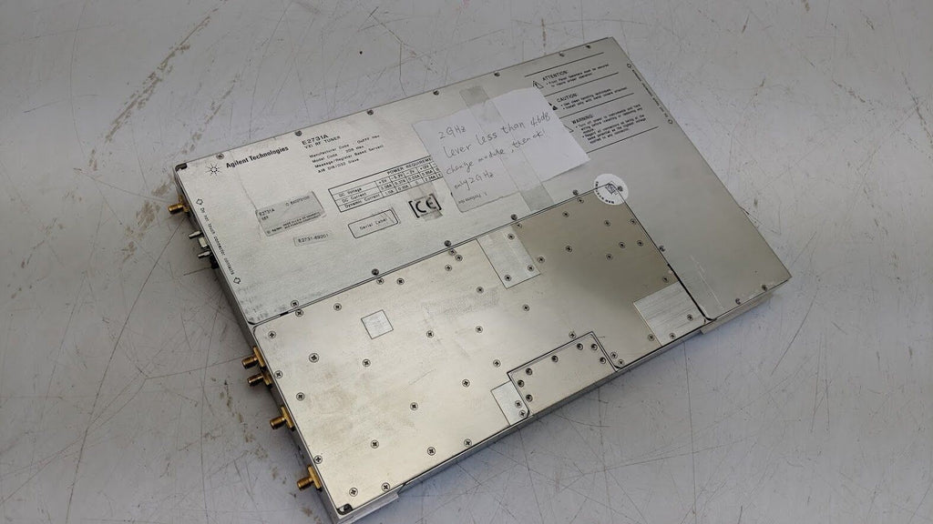 HP Agilent E2731A Parts Unit 20-2700 MHz RF Tuner missing boards Unit B