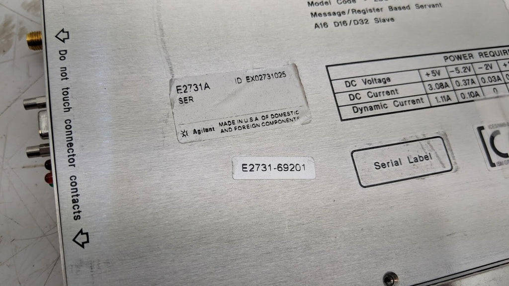 HP Agilent E2731A Parts Unit 20-2700 MHz RF Tuner missing boards Unit B