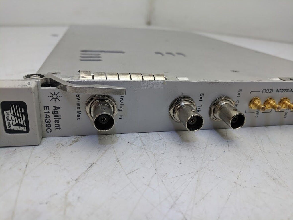 HP Agilent E1439C 95 MSa/s Digitizer ADC DSP Memory 70MHz IF Input FIFO Opt 288