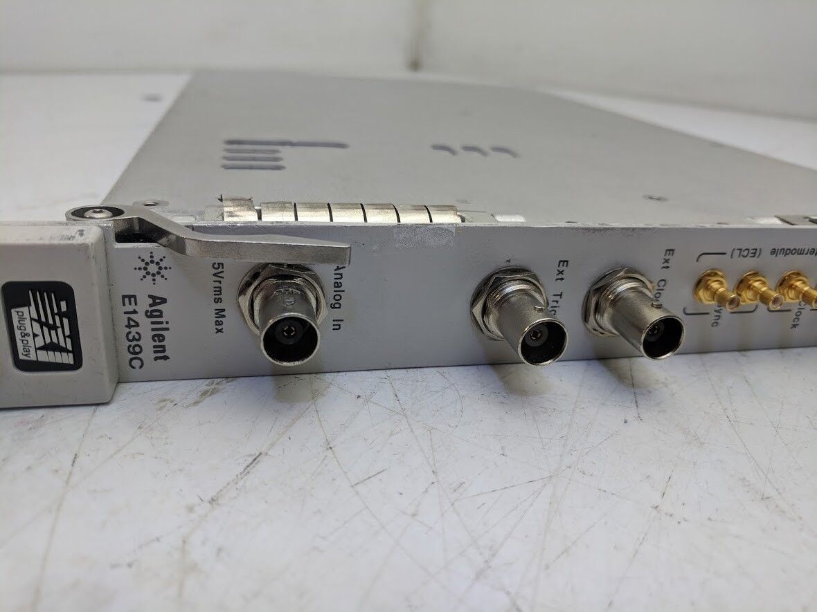 HP Agilent E1439C 95 MSa/s Digitizer ADC DSP Memory 70MHz IF Input FIFO Opt 288