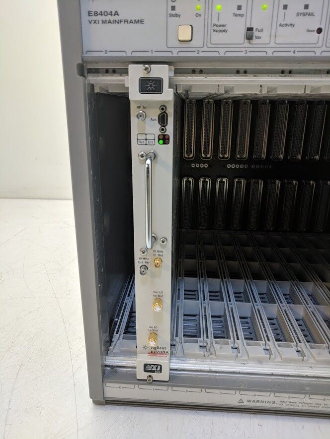 Agilent HP VXI E2730A 75000 Series C VXI 20-2700 MHz RF Tuner Power On Tested A