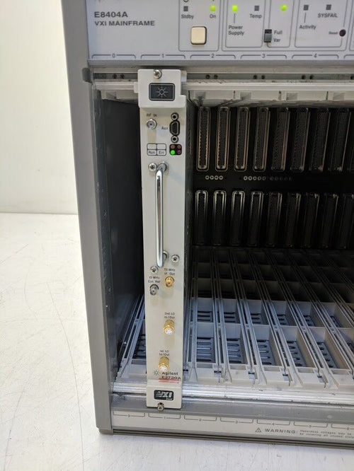 Agilent HP VXI E2730A 75000 Series C VXI 20-2700 MHz RF Tuner Power On Tested A