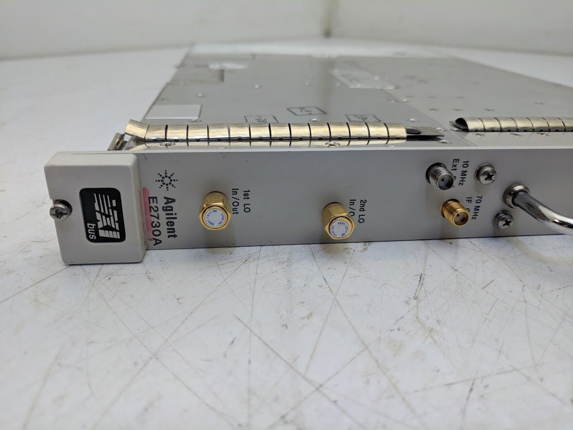 Agilent HP VXI E2730A 75000 Series C VXI 20-2700 MHz RF Tuner Power On Tested A