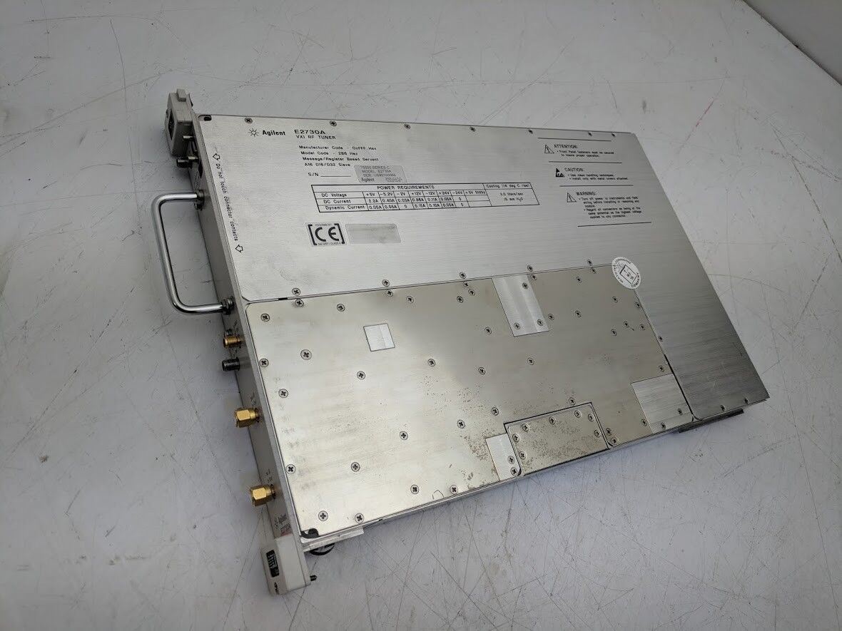 Agilent HP VXI E2730A 75000 Series C VXI 20-2700 MHz RF Tuner Power On Tested A