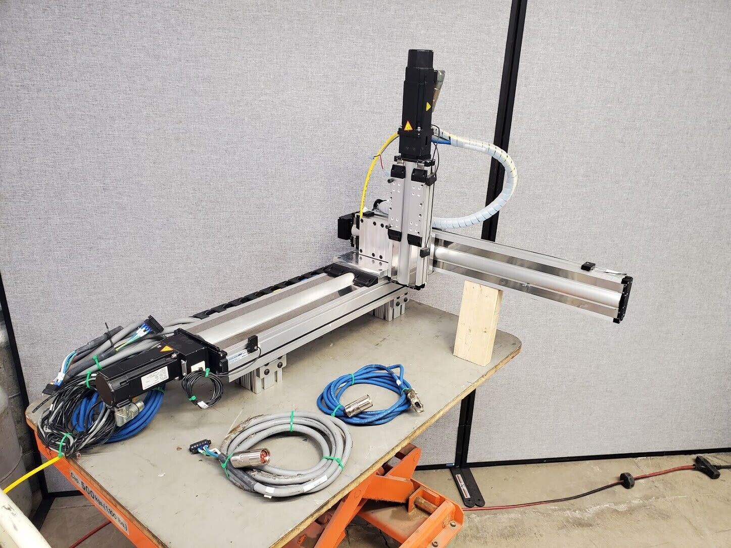 3 Axis Kollmorgen Ball Screw Driven Linear Actuator Robot Servo Motor XYZ Gantry